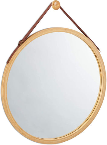 Carla Home 38cm Hanging Round Wall Mirror
