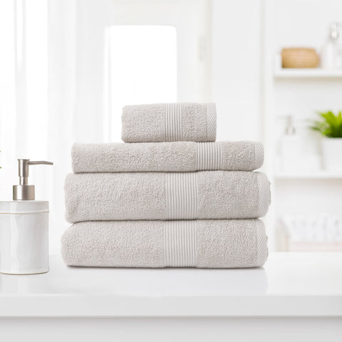 4 Piece Cotton Bamboo Towel- Holly