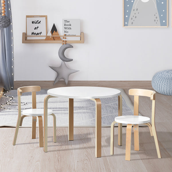 3pcs Nordic Kids Table Chair Set