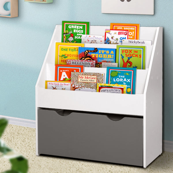 Kids Wooden Storage Organizer- White