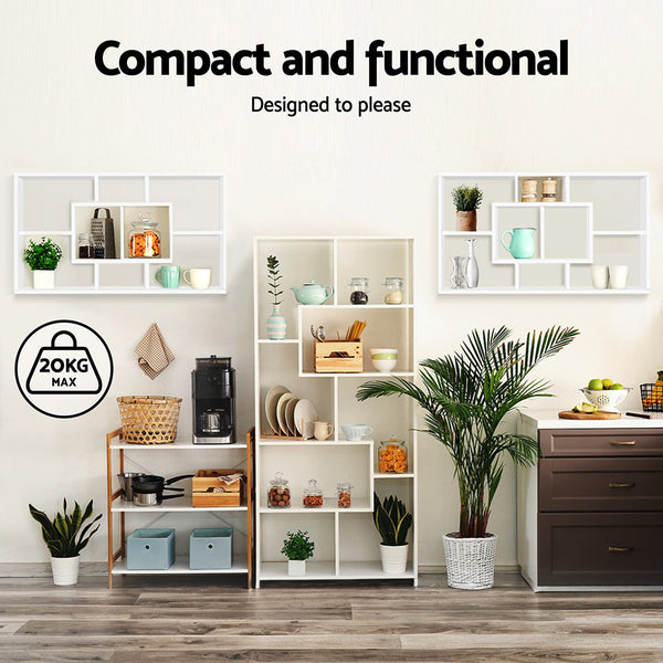 White Floating Wall Shelf