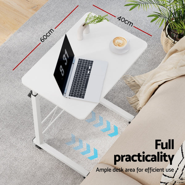 White Portable Laptop Table Desk