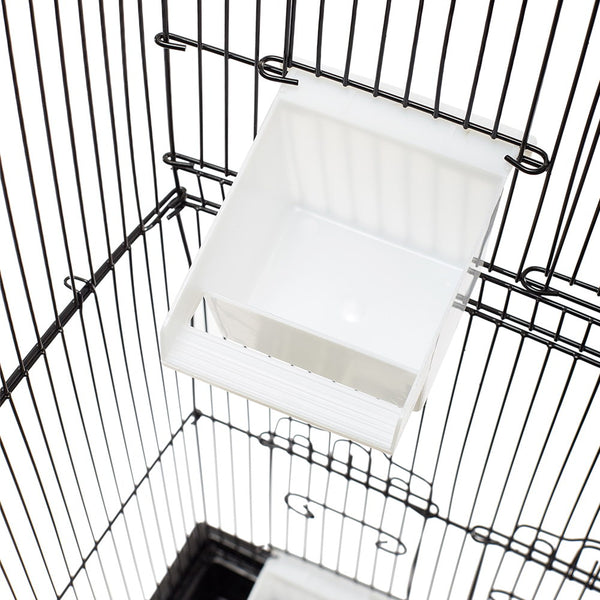 Medium Bird Cage w/ Perch - Black