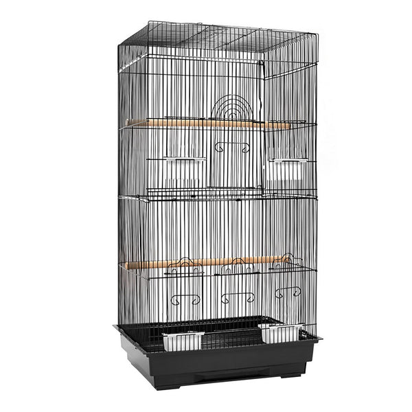 Medium Bird Cage w/ Perch - Black