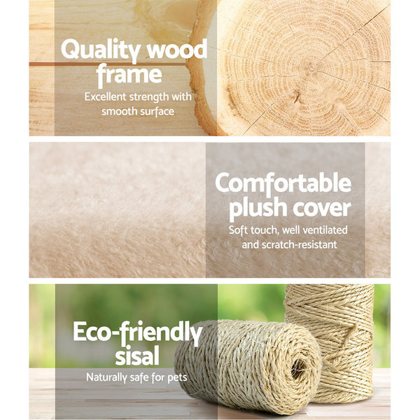 100cm Cat  Scratching Post-Beige
