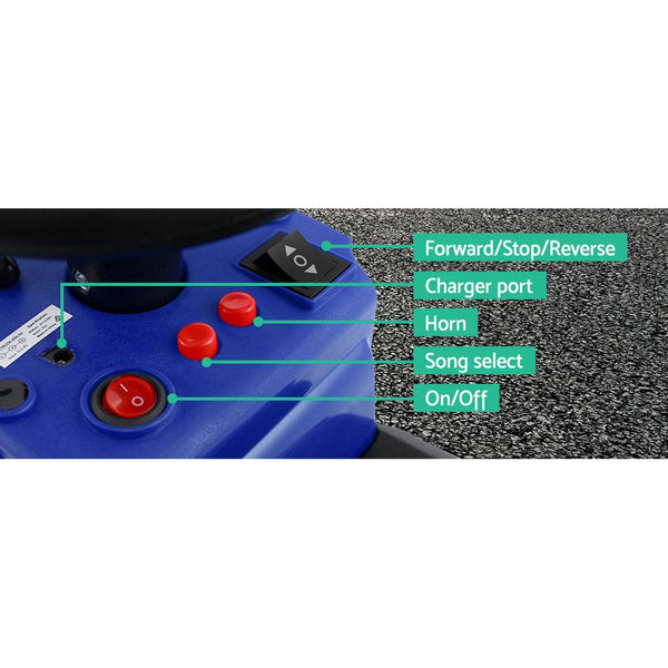 Kids Electric Car Toy- Blue