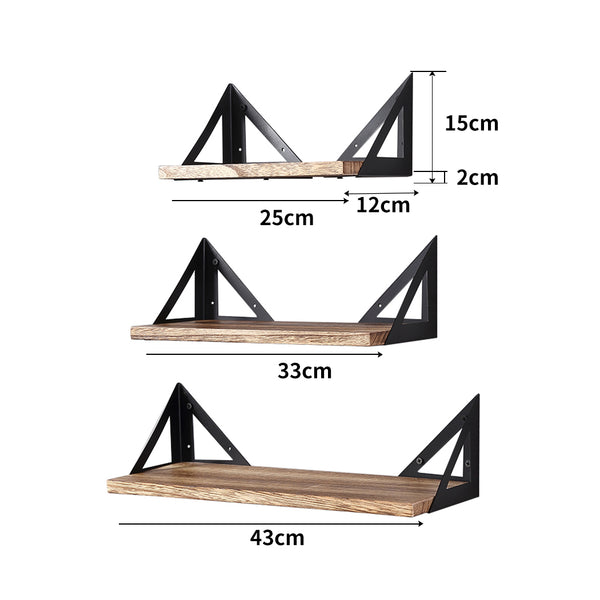 3pcs Floating Shelf Brackets