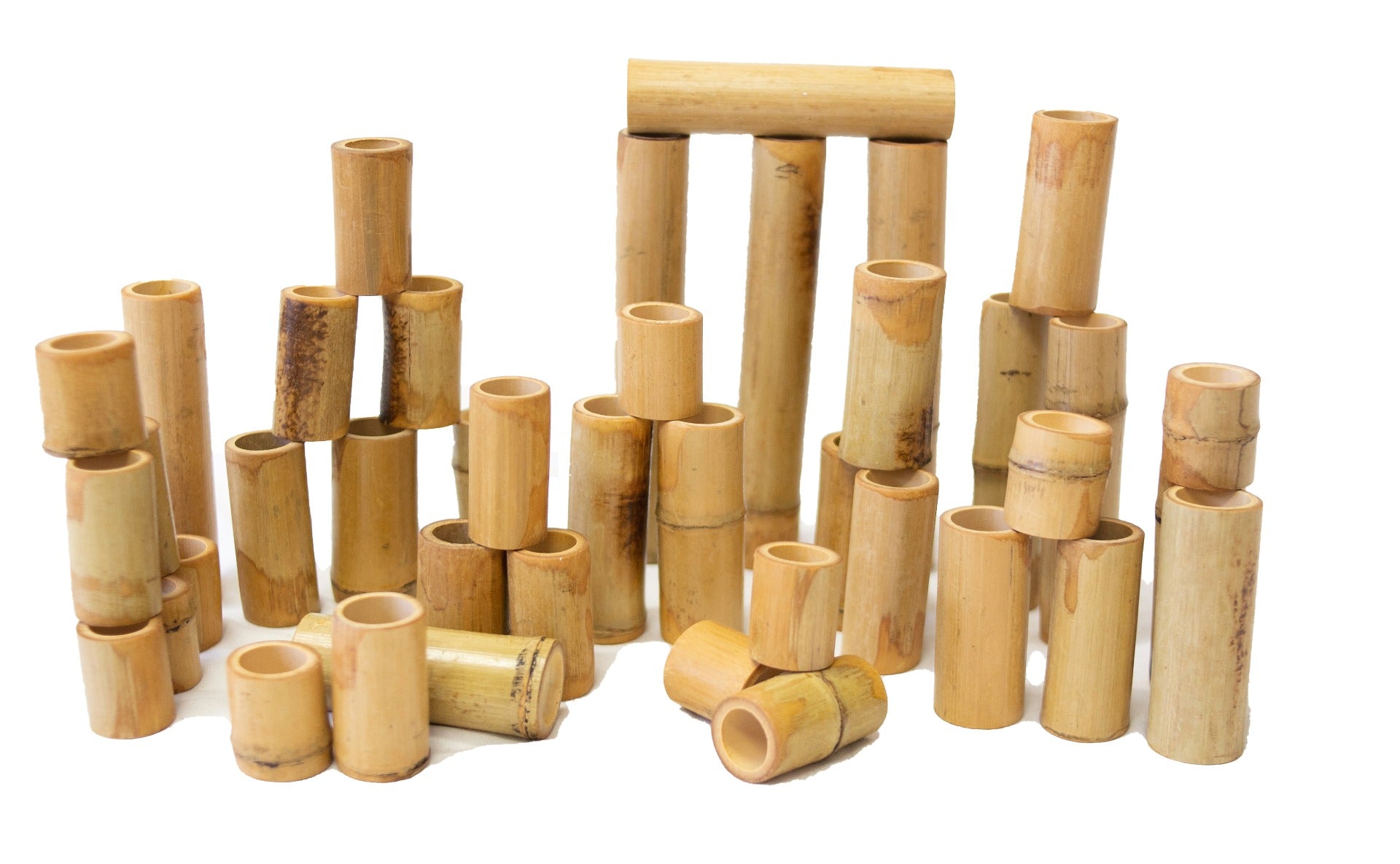 Bamboo Counting & Building Set 40PCE