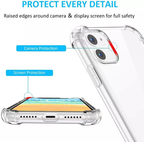 iPhone Shockproof Soft Clear Case