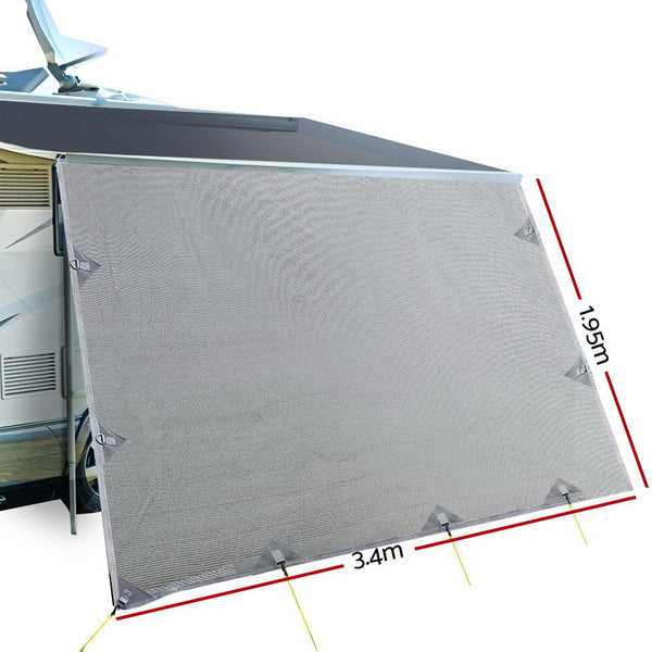 3.4m Caravan Privacy Screens