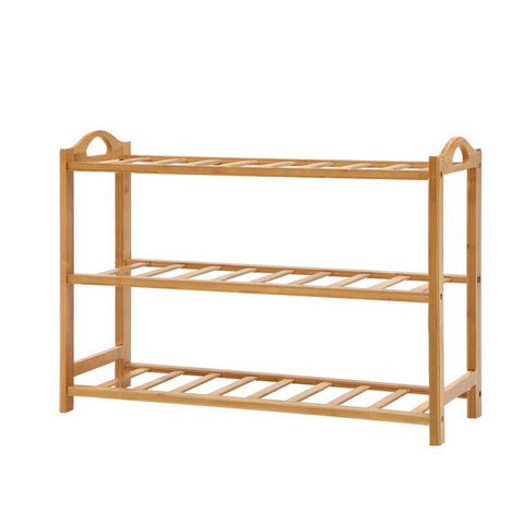 3 Tiers Bamboo Shoe Rack Storage