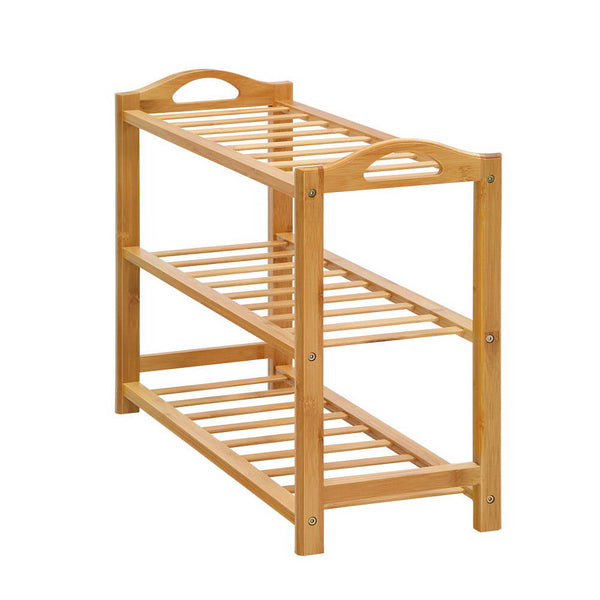 3 Tiers Bamboo Shoe Rack Storage