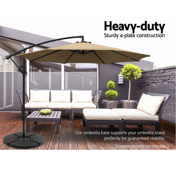 Outdoor Umbrella Stand 4x Base