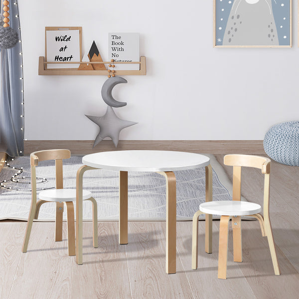 3pcs Nordic Kids Table Chair Set