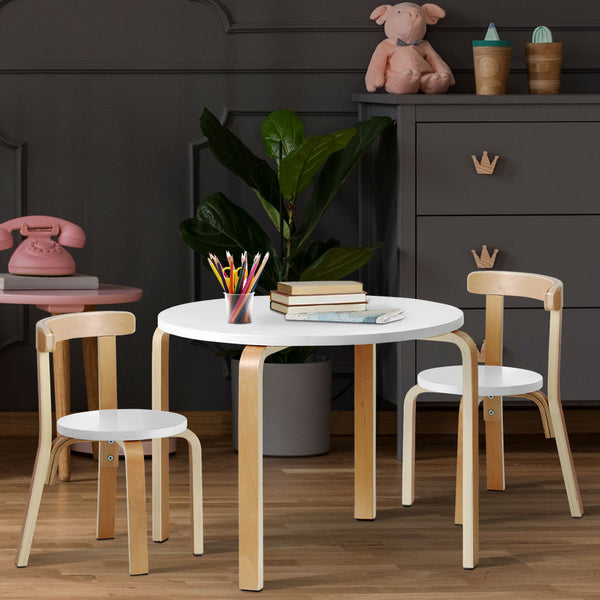 3pcs Nordic Kids Table Chair Set