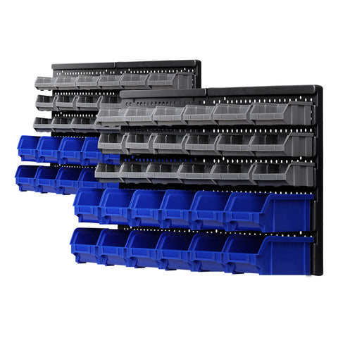 60Bin Wall Mounted Rack Storage