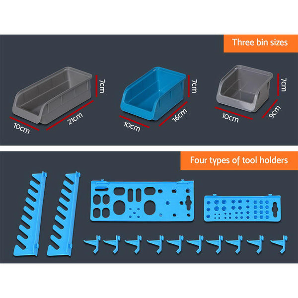 88 Parts Wall-Mounted Storage