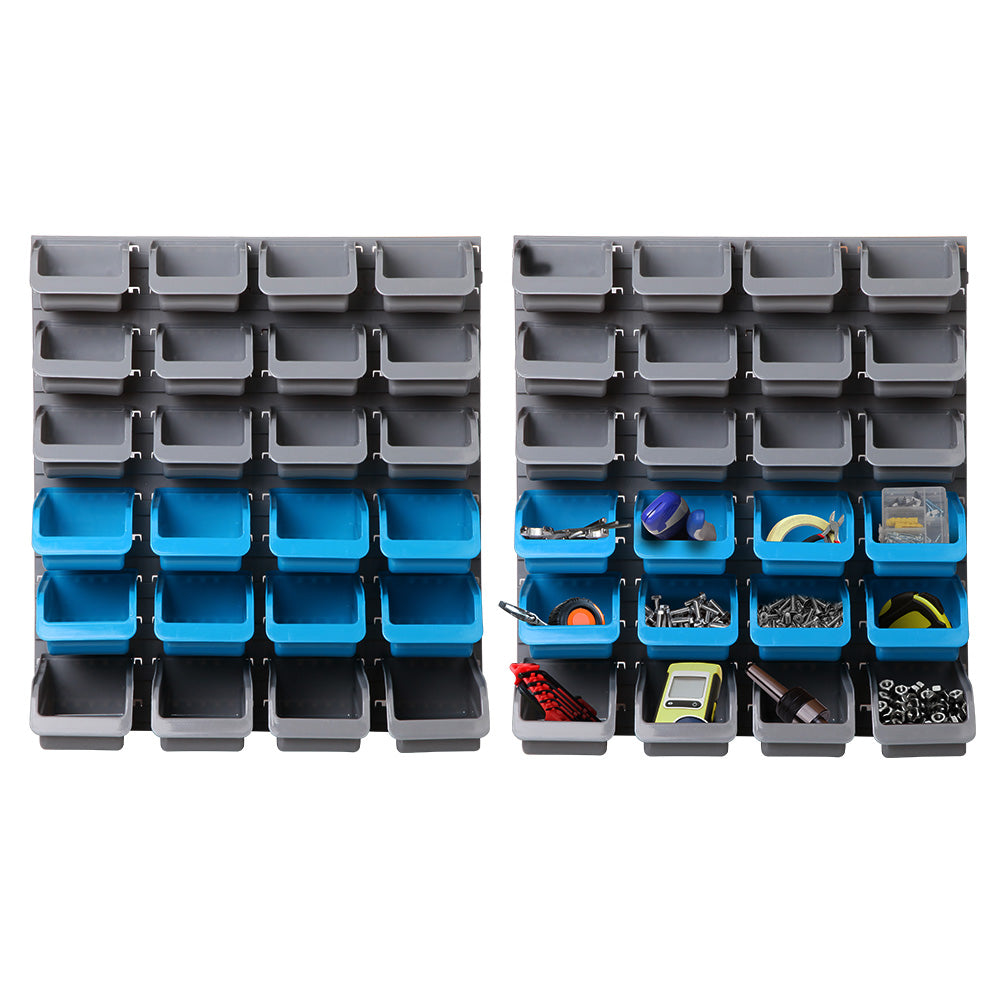 48Bin Wall Mounted Rack Organizer