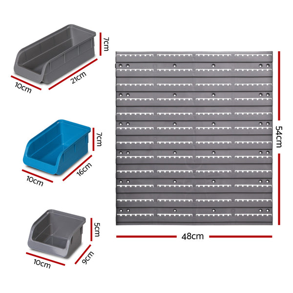 48Bin Wall Mounted Rack Organizer