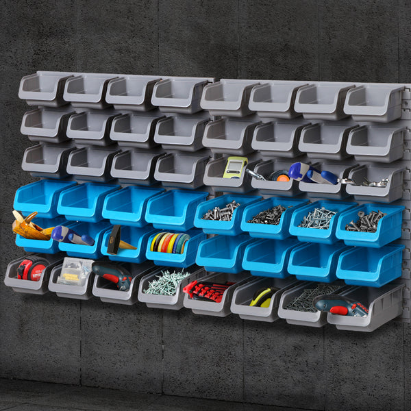 48Bin Wall Mounted Rack Organizer