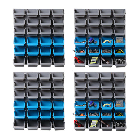 96Bin Rack Wall-Mounted Organizer