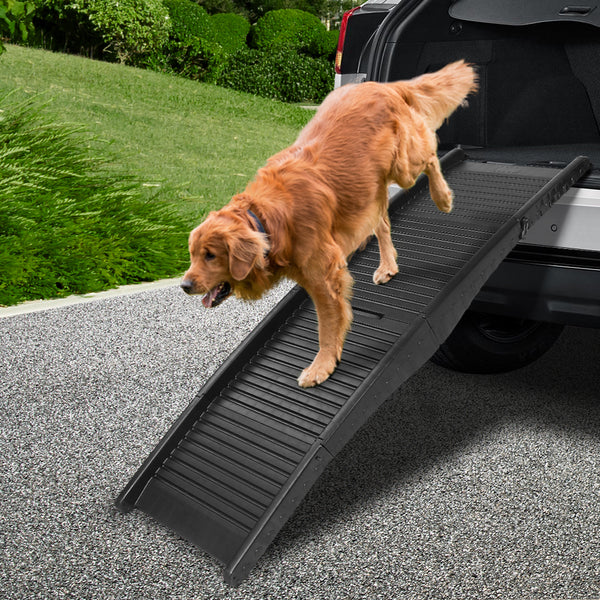 Folding Pet Ramp for Cars - Black