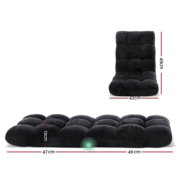 Black Floor Lounge Sofa