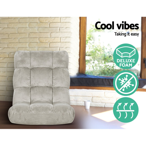 Grey Floor Lounge Sofa