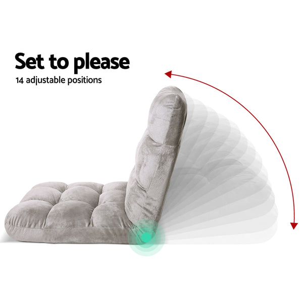 Grey Floor Lounge Sofa