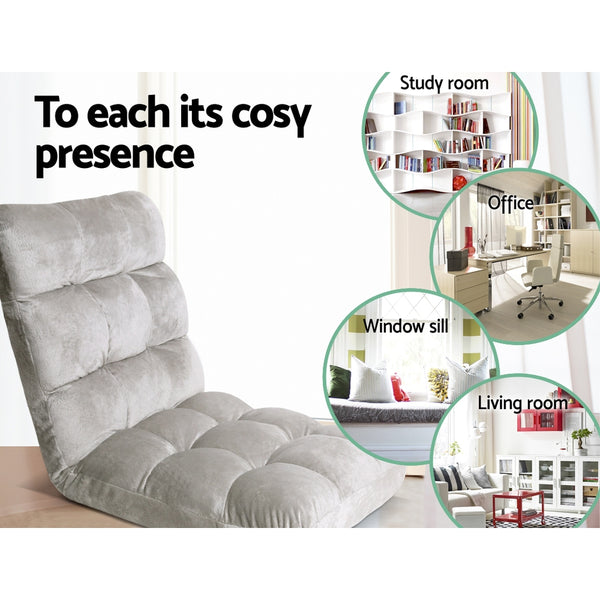 Grey Floor Lounge Sofa