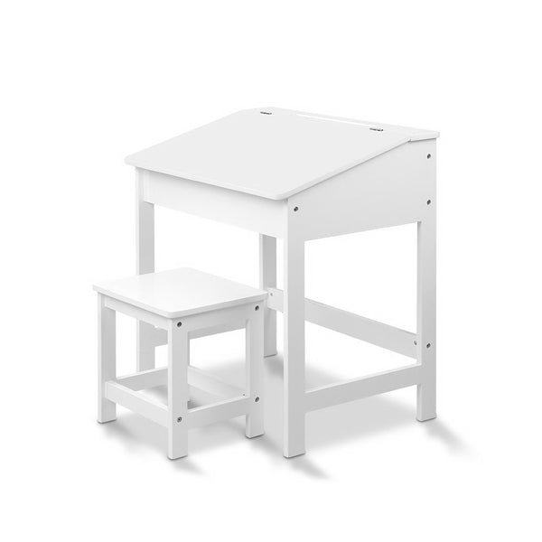 Kids Table Set Desk Storage