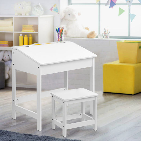 Kids Table Set Desk Storage