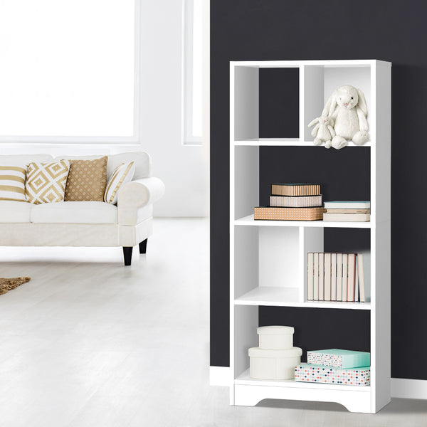 White Display Shelf Bookcase Storage