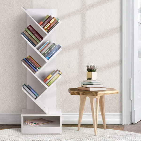 White 7-Shelf Tree Display