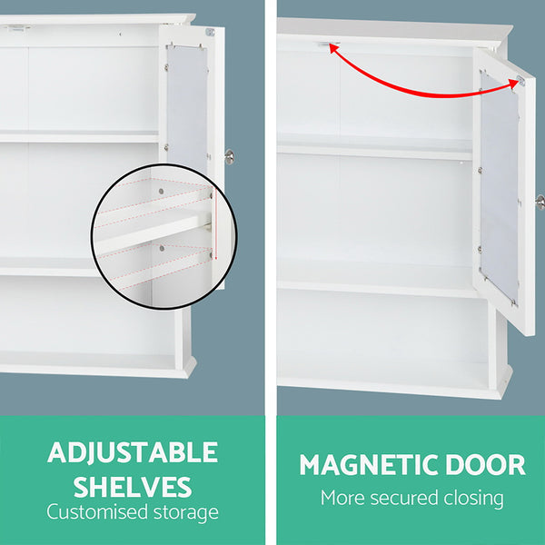 White Bathroom Storage Cabinet