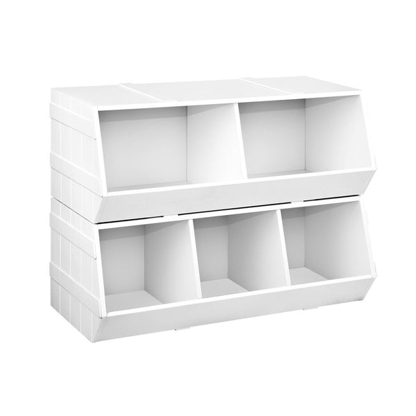 Kids Toy Stackable Bookshelf  Organizer