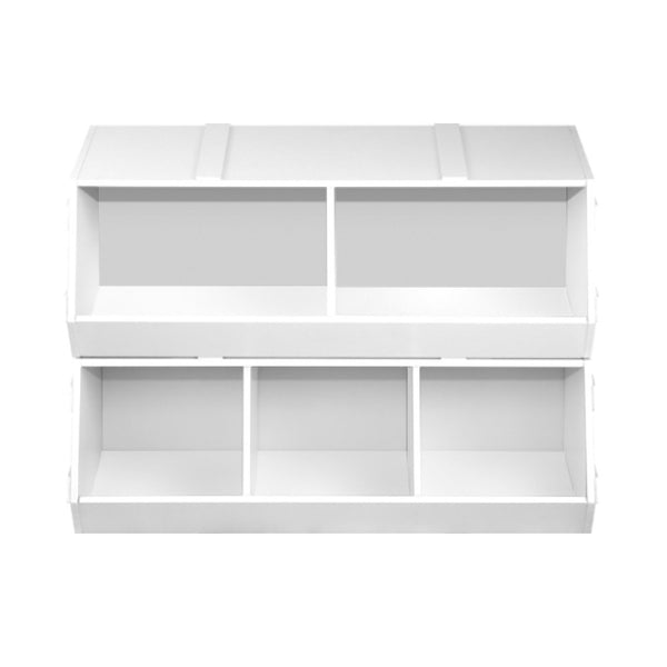 Kids Toy Stackable Bookshelf  Organizer