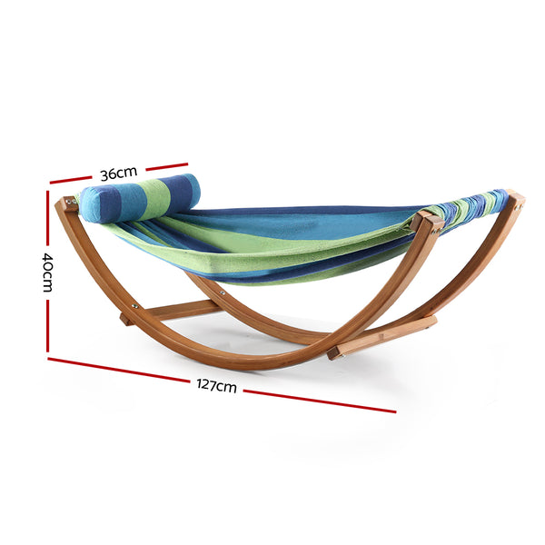 Kids Timber Hammock Swing - Blue