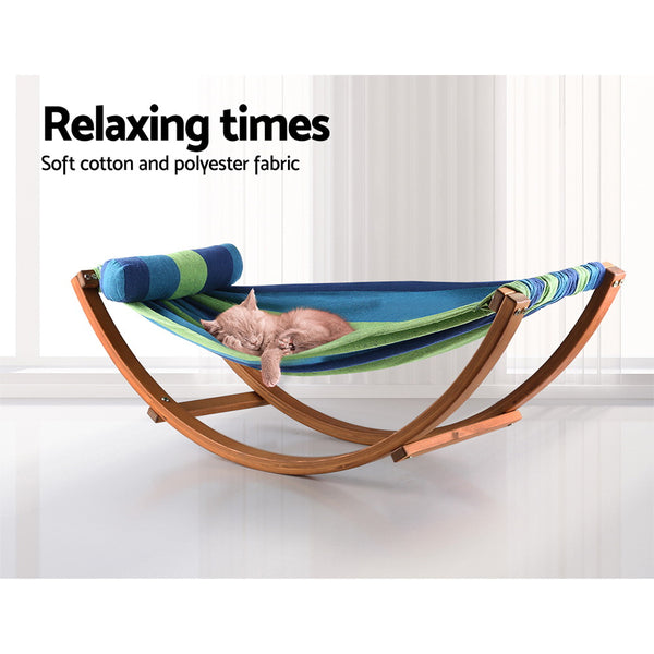 Kids Timber Hammock Swing - Blue