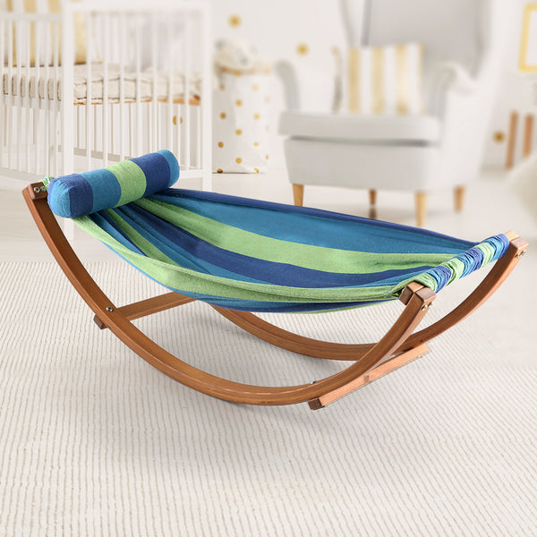 Kids Timber Hammock Swing - Blue