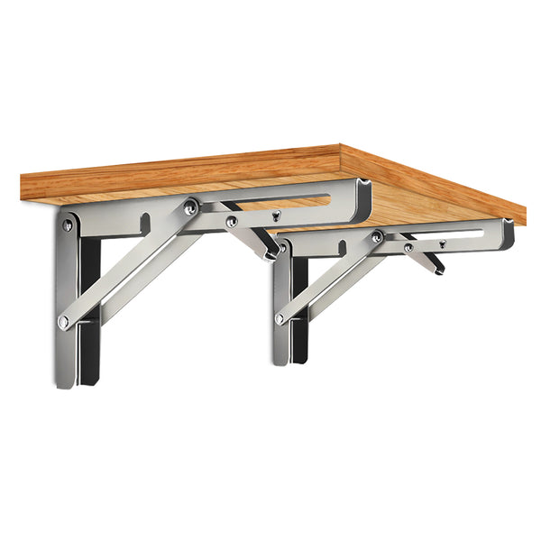 2pcs 12" Folding Shelf Bracket