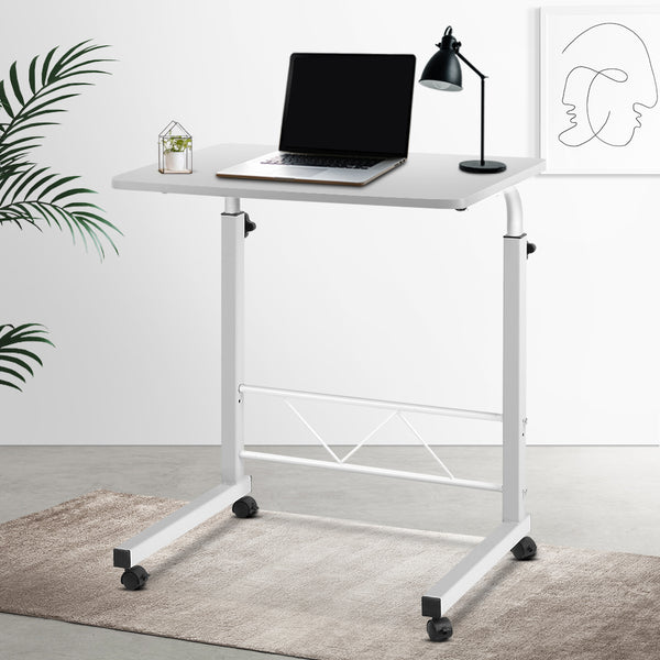 White Portable Laptop Table Desk