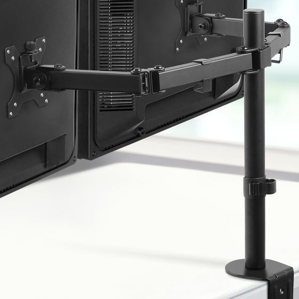 Monitor Arm Mount Dual 32" Black