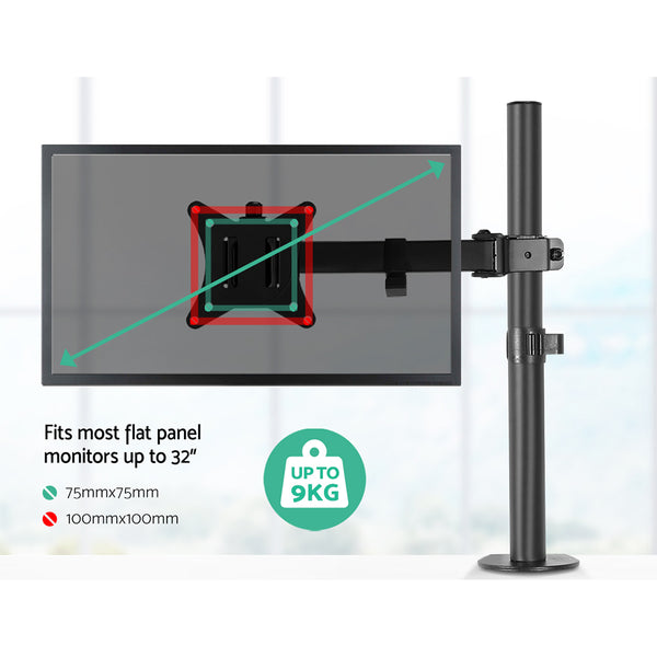 Monitor Arm Mount 32" Black