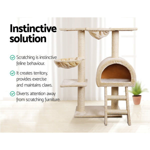 100cm Cat  Scratching Post-Beige