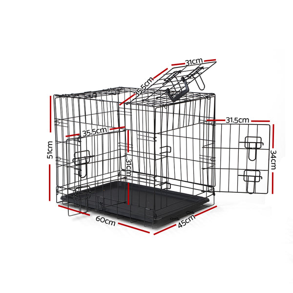 24inch Pet Cage - Black