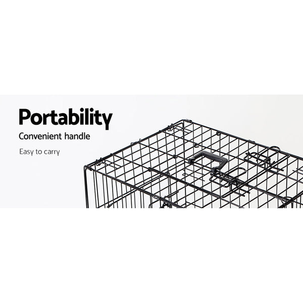 24inch Pet Cage - Black