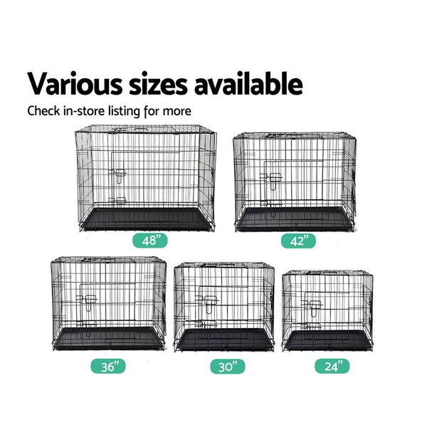 36inch Pet Cage - Black