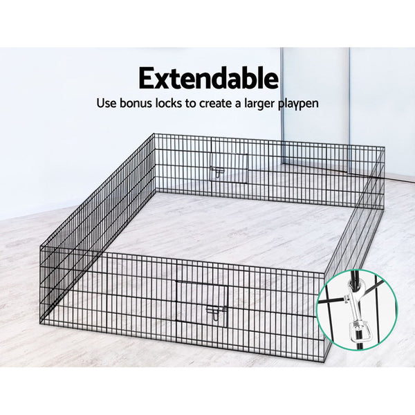 24" 8 Panel Pet Dog Playpen
