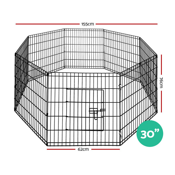 30" 8 Panel Pet Dog Playpen